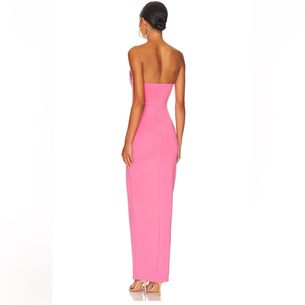 Superdown Ryleigh Strapless Pink Maxi Dress - Picture 3 of 4